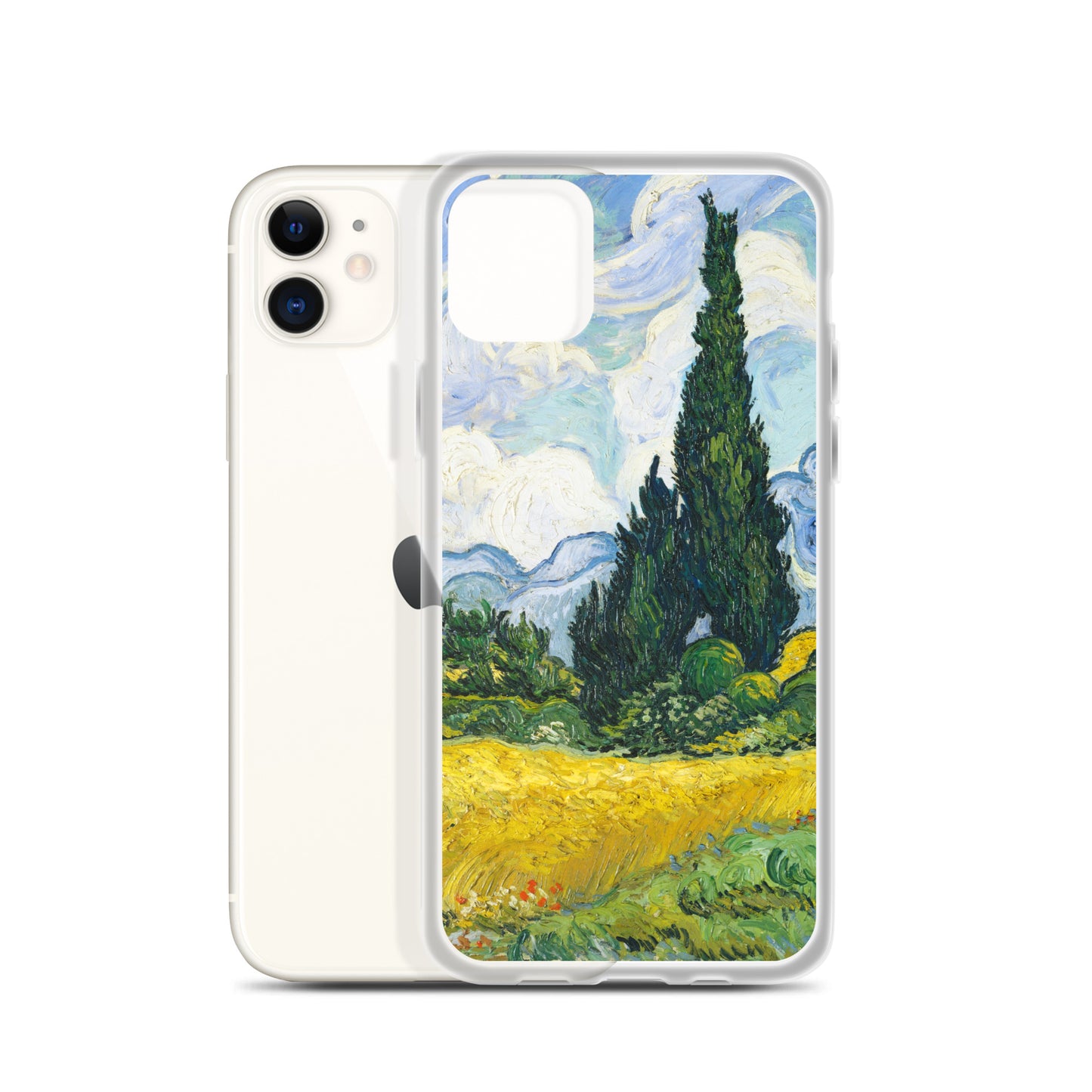 Wheat Field with Cypresses Van Gogh Clear Case for iPhone®