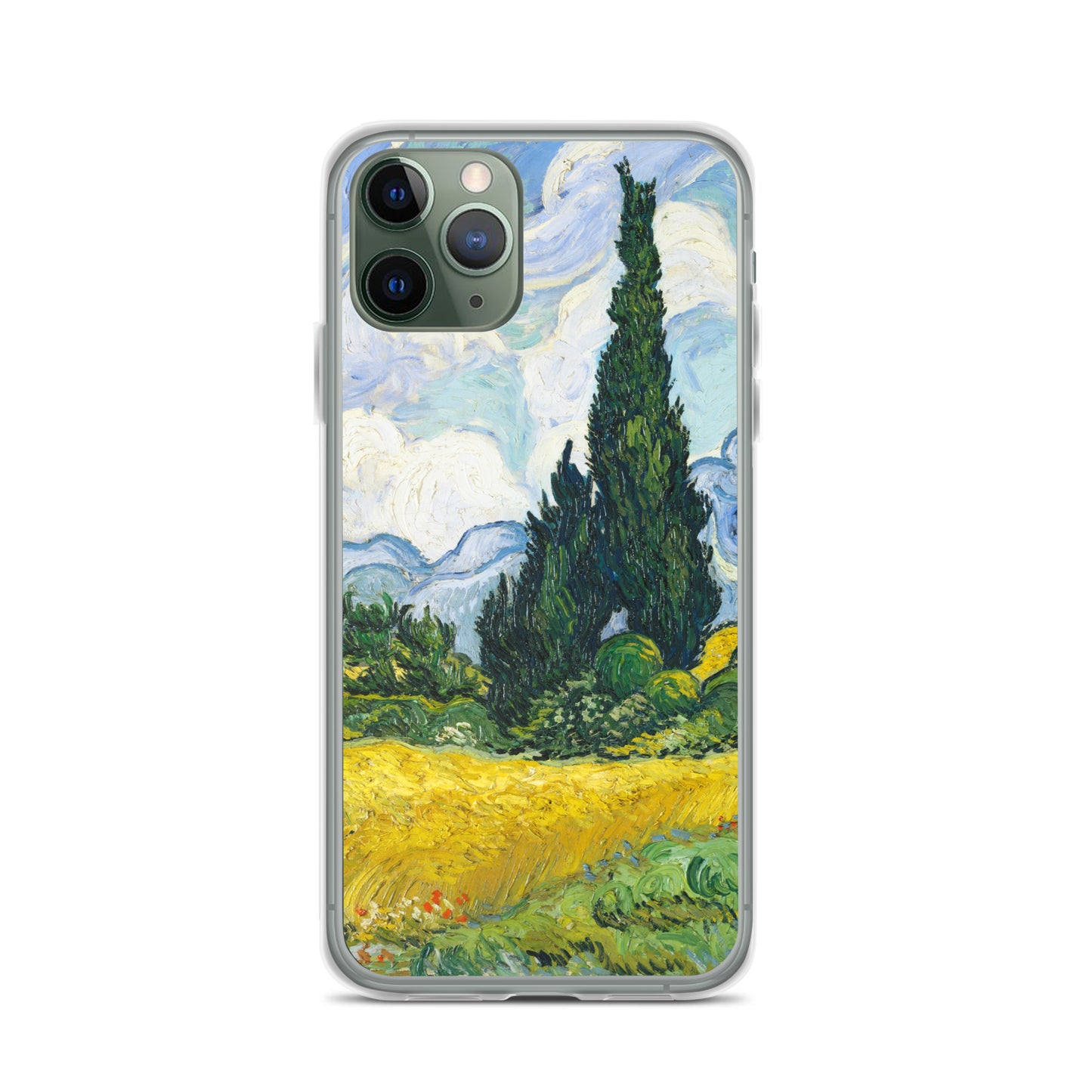 Wheat Field with Cypresses Van Gogh Clear Case for iPhone®
