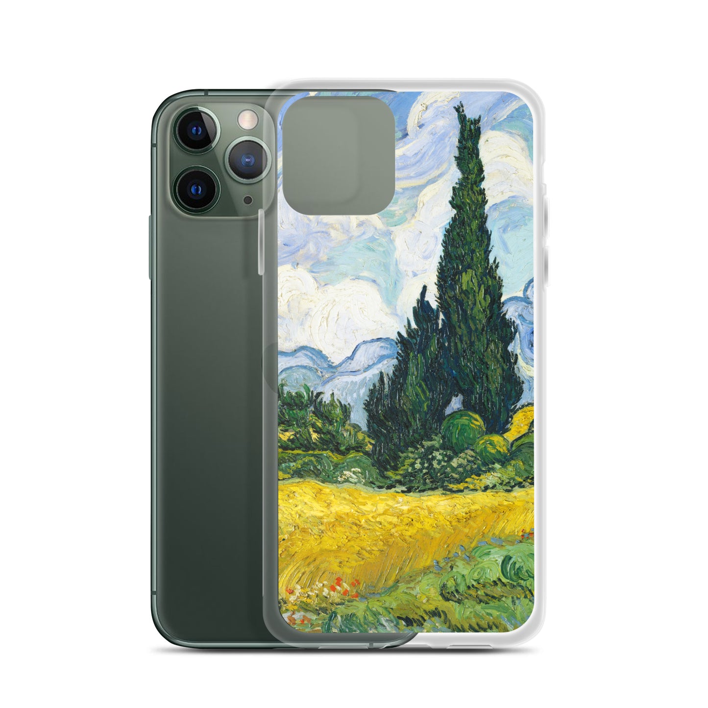 Wheat Field with Cypresses Van Gogh Clear Case for iPhone®