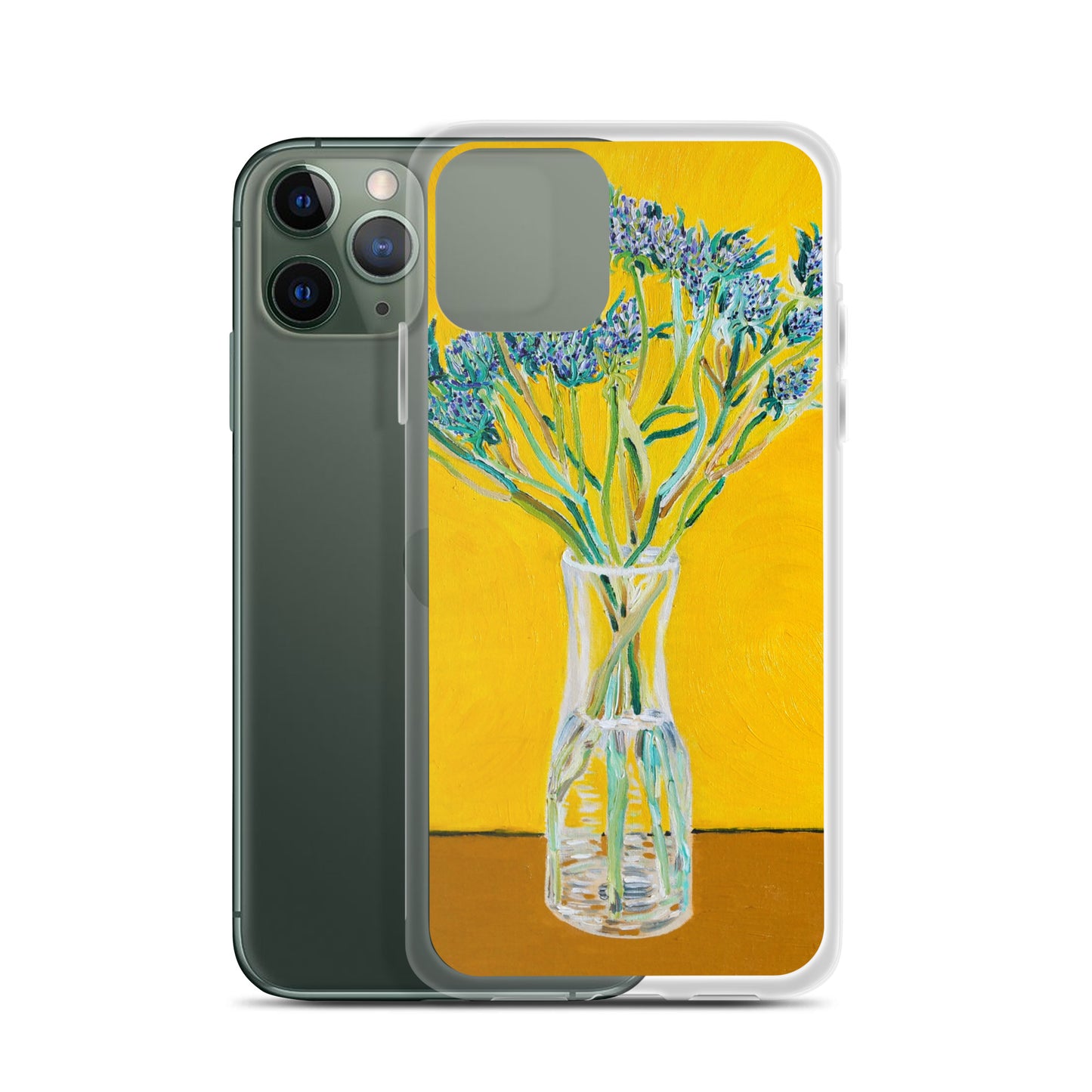 Bouquet of Flower Thistles Clear Case for iPhone®