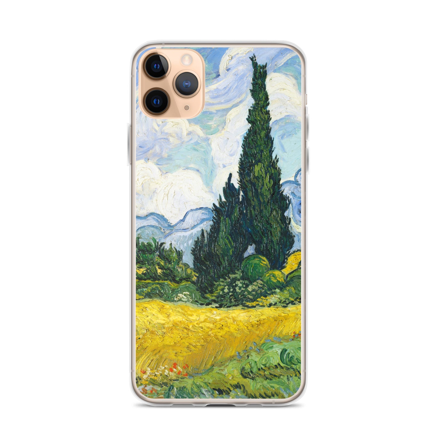 Wheat Field with Cypresses Van Gogh Clear Case for iPhone®