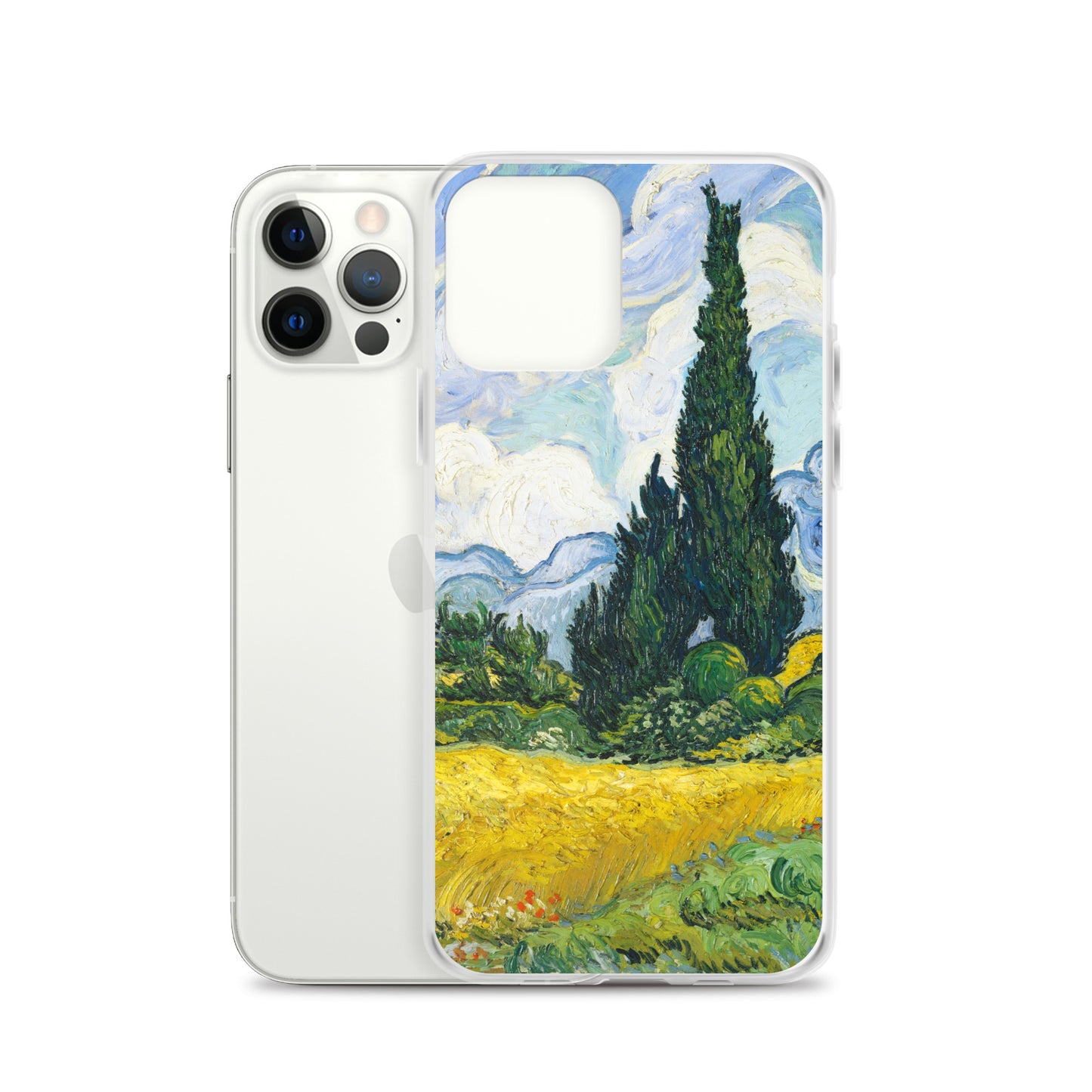 Wheat Field with Cypresses Van Gogh Clear Case for iPhone®