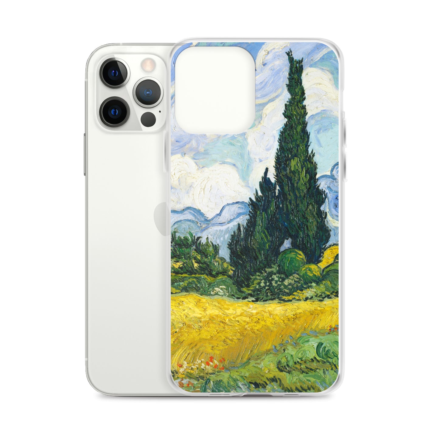 Wheat Field with Cypresses Van Gogh Clear Case for iPhone®