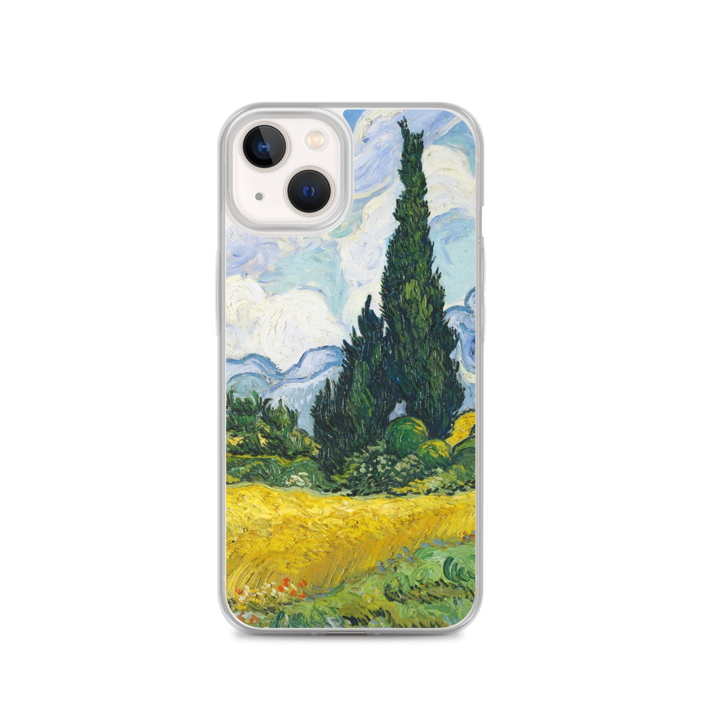Wheat Field with Cypresses Van Gogh Clear Case for iPhone®