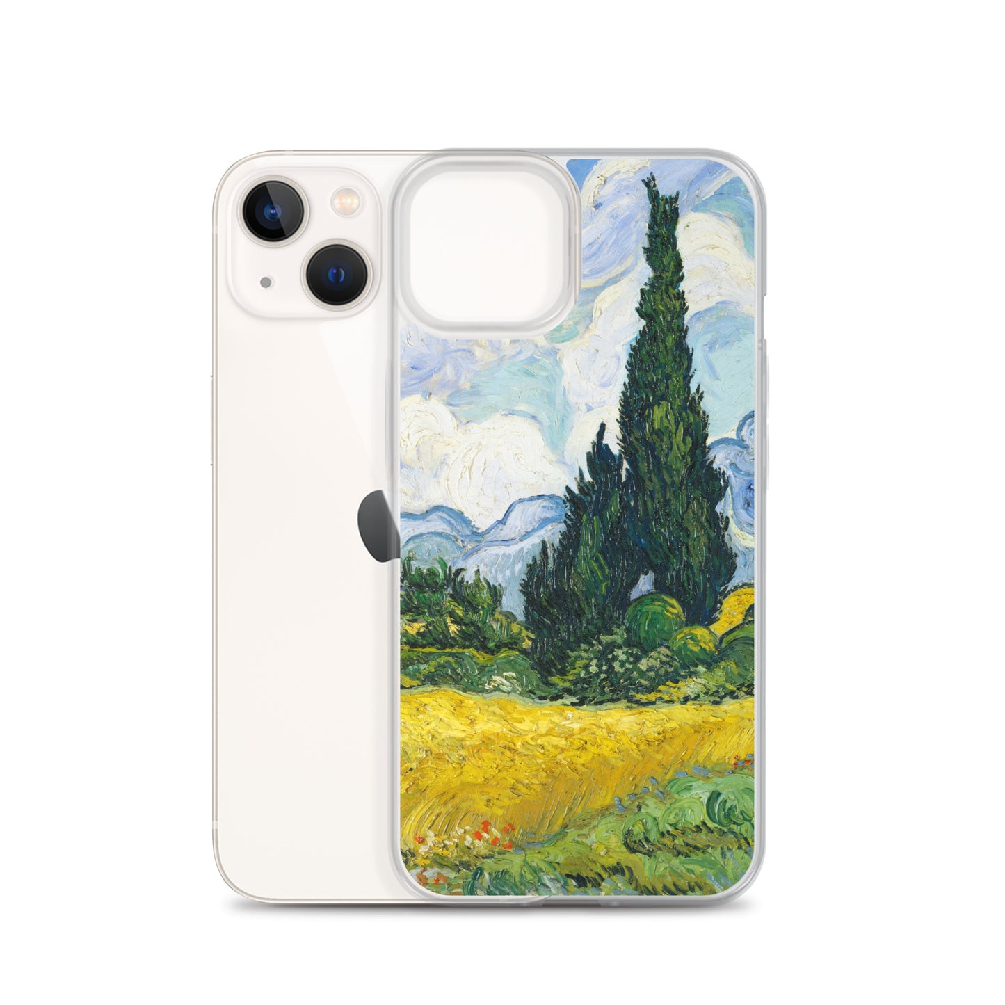 Wheat Field with Cypresses Van Gogh Clear Case for iPhone®