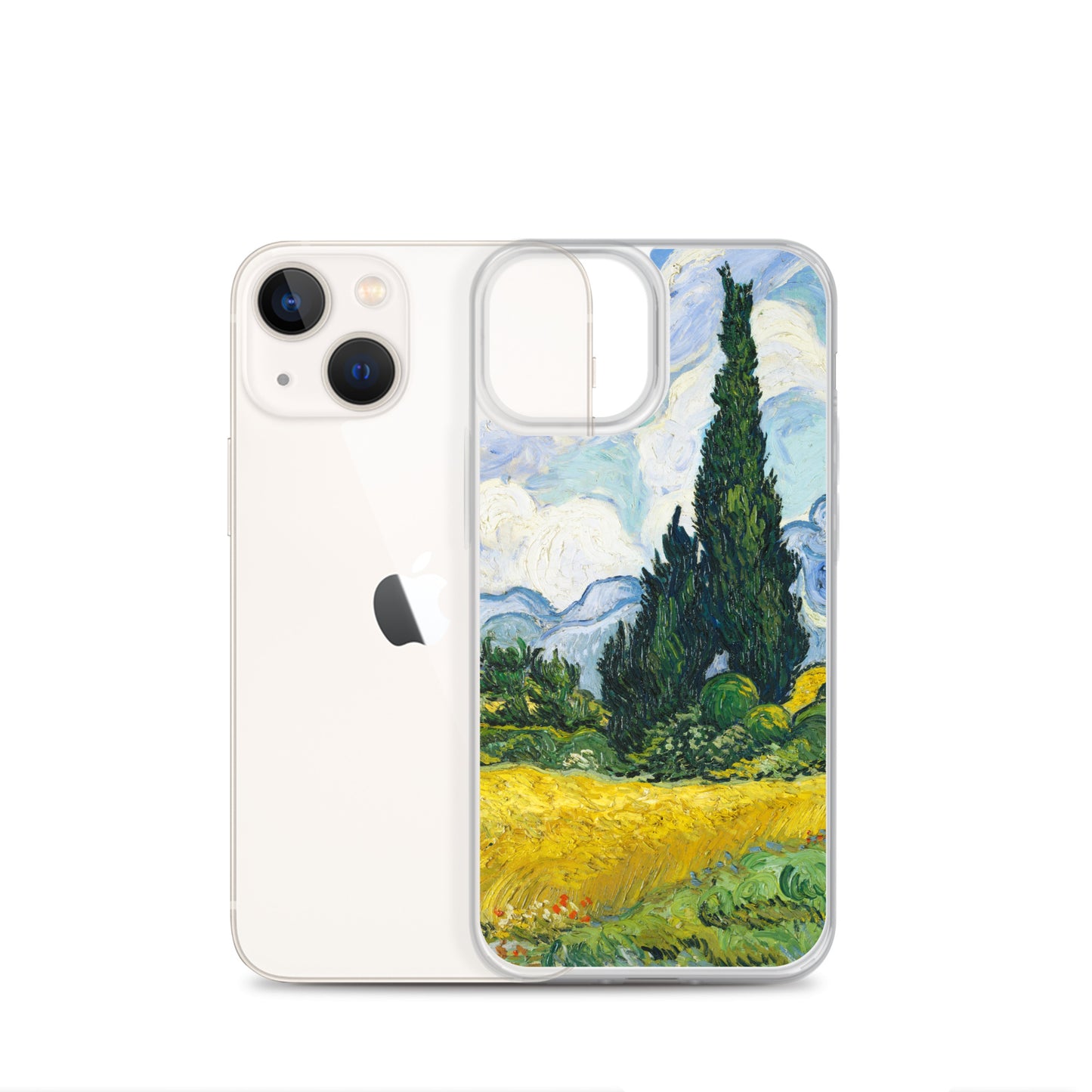 Wheat Field with Cypresses Van Gogh Clear Case for iPhone®