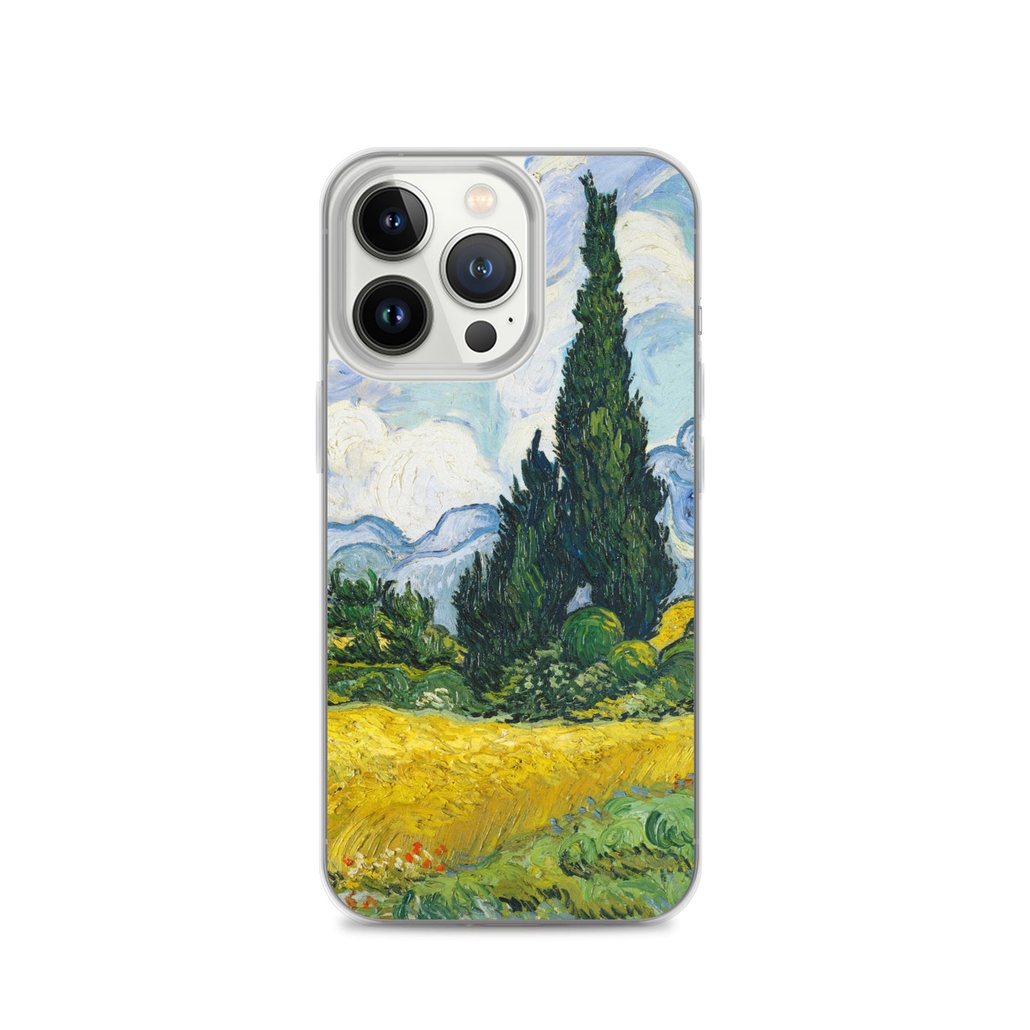 Wheat Field with Cypresses Van Gogh Clear Case for iPhone®