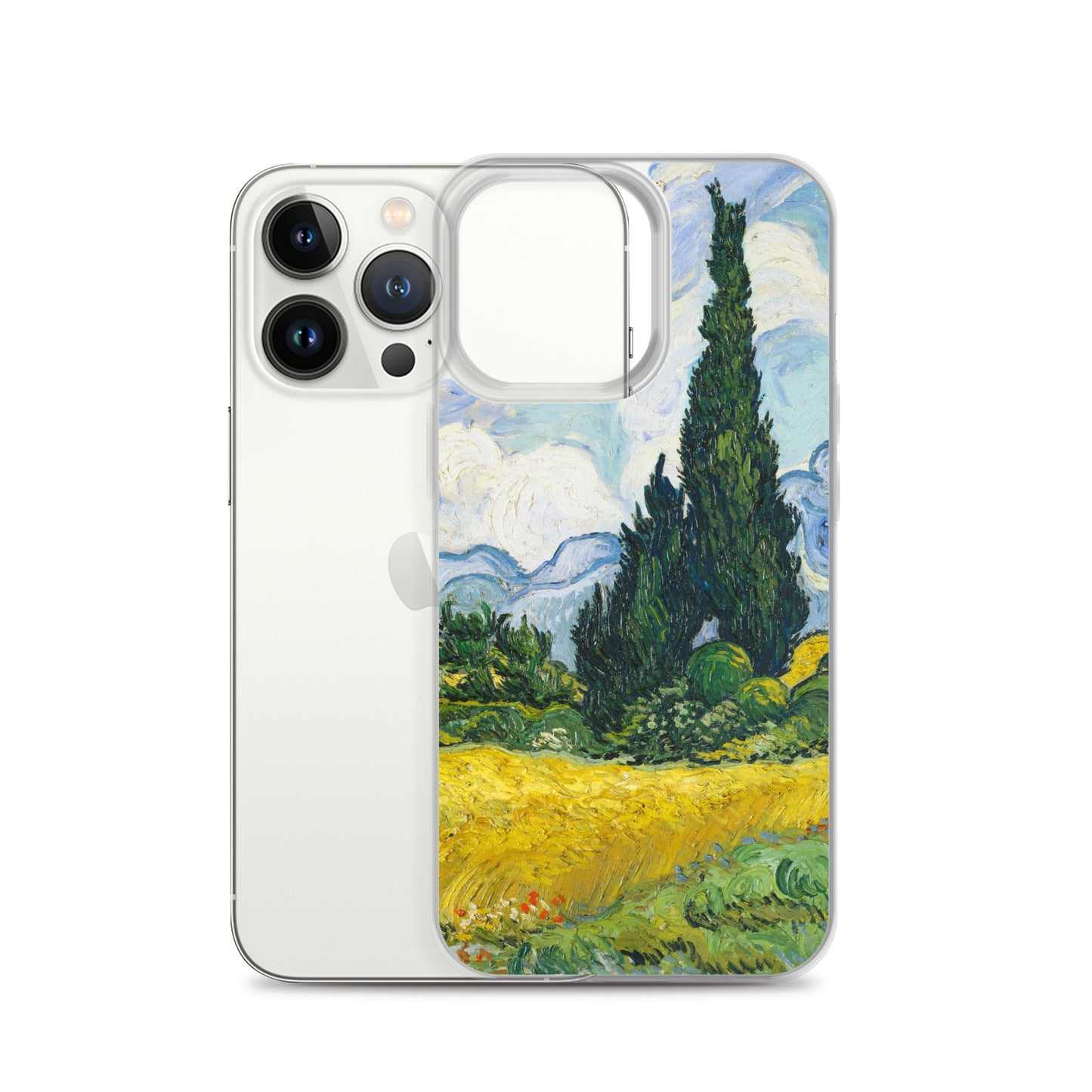 Wheat Field with Cypresses Van Gogh Clear Case for iPhone®