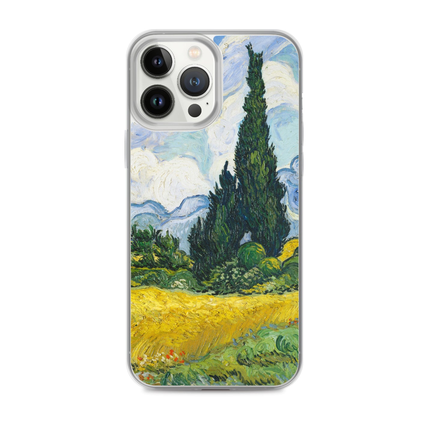Wheat Field with Cypresses Van Gogh Clear Case for iPhone®