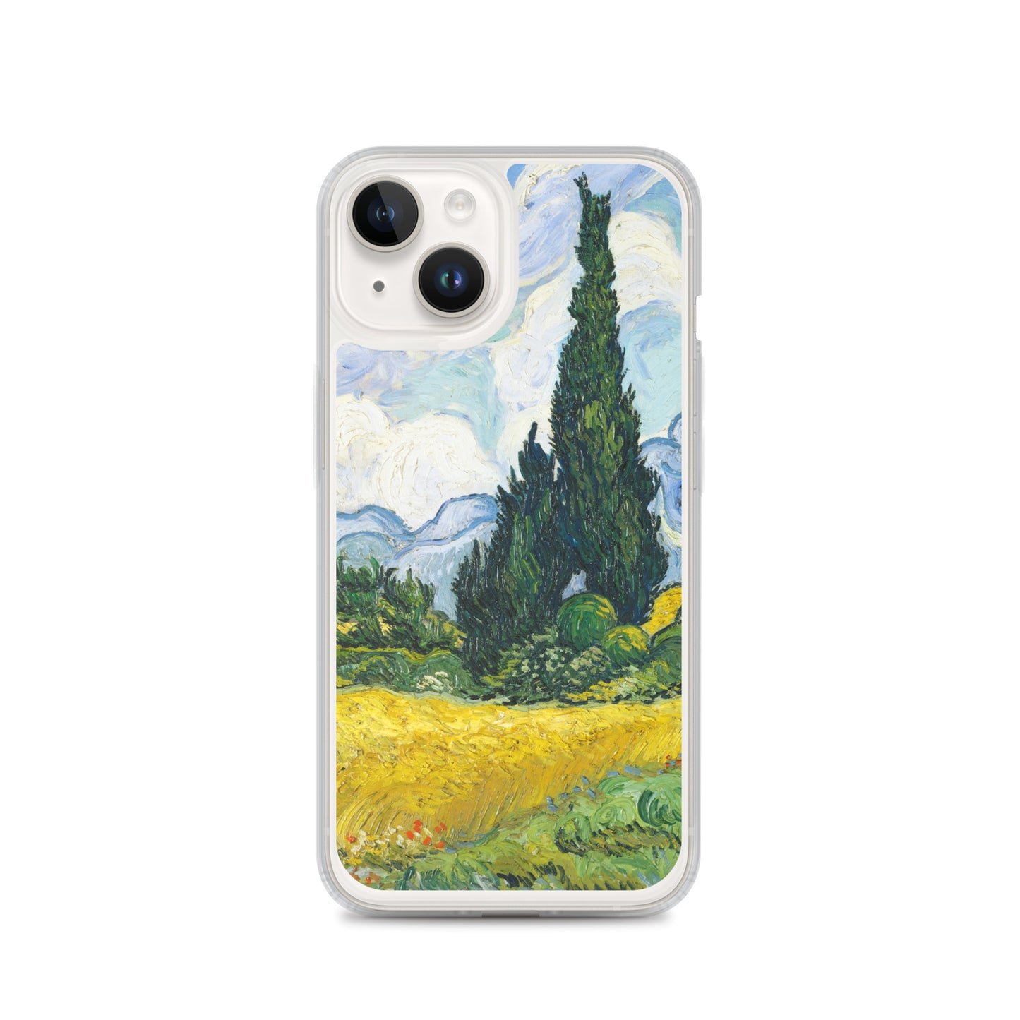 Wheat Field with Cypresses Van Gogh Clear Case for iPhone®