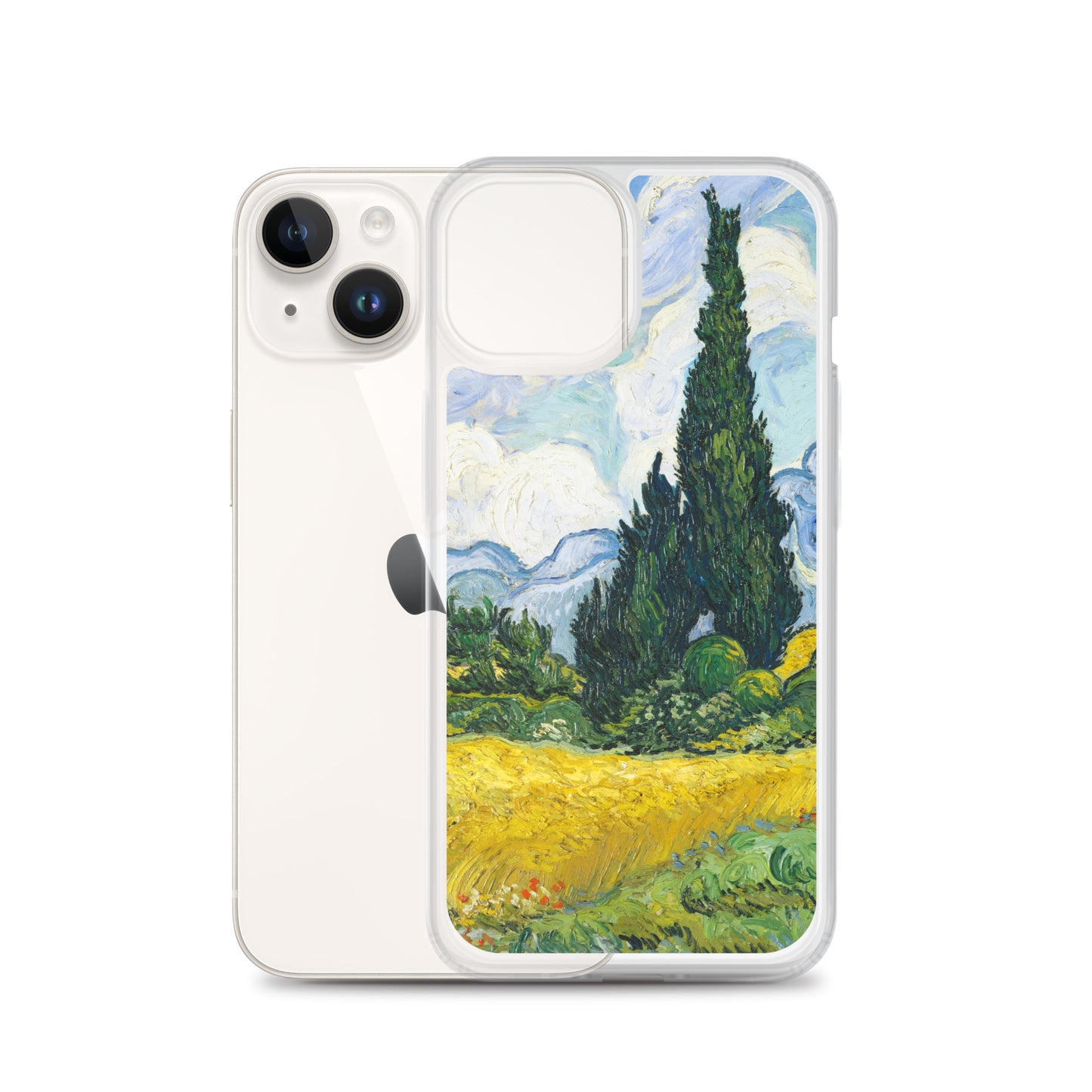 Wheat Field with Cypresses Van Gogh Clear Case for iPhone®