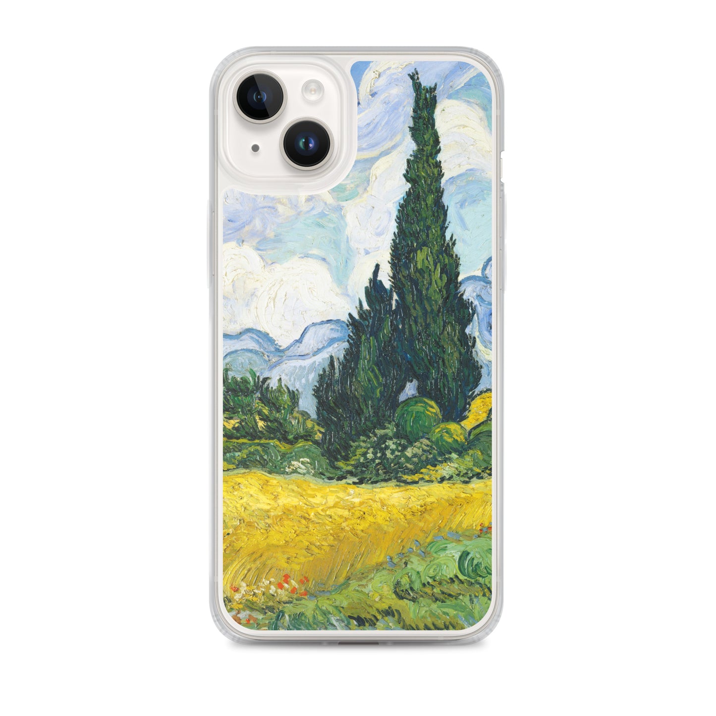 Wheat Field with Cypresses Van Gogh Clear Case for iPhone®