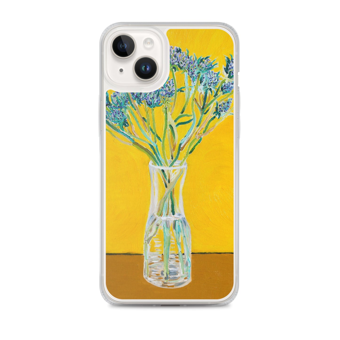 Bouquet of Flower Thistles Clear Case for iPhone®