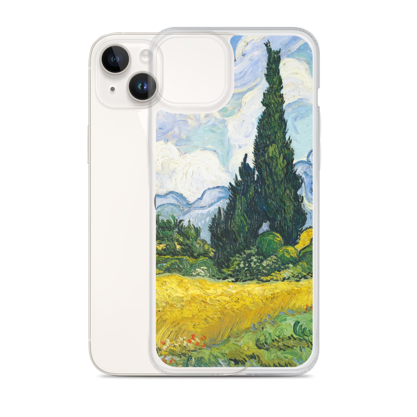Wheat Field with Cypresses Van Gogh Clear Case for iPhone®