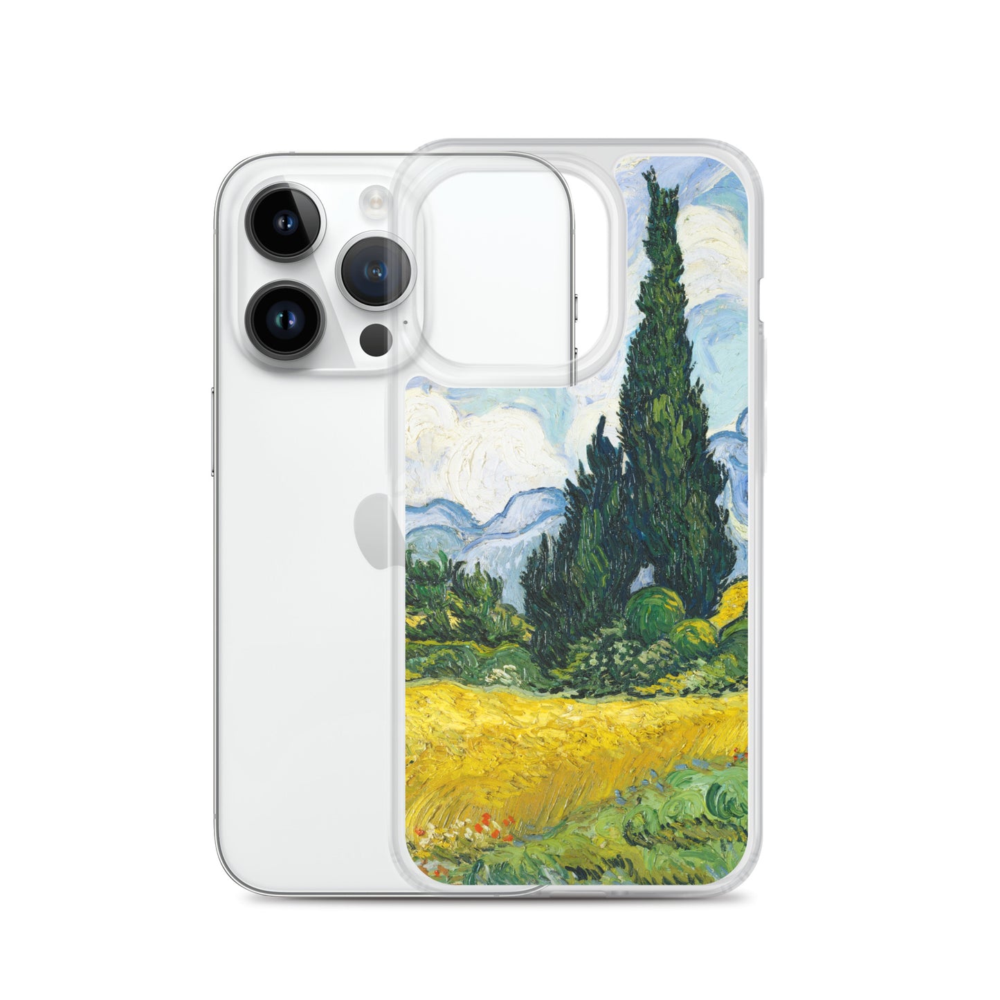 Wheat Field with Cypresses Van Gogh Clear Case for iPhone®