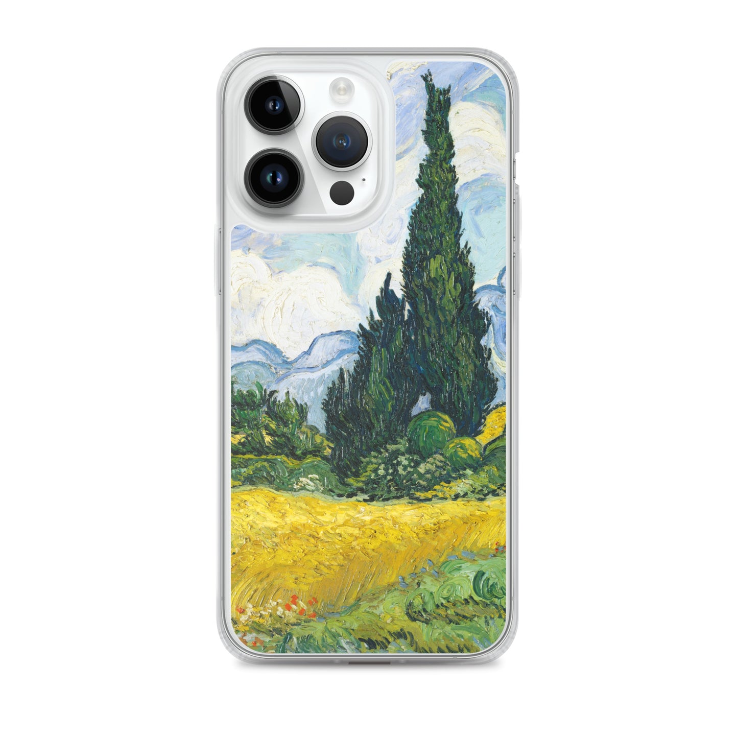 Wheat Field with Cypresses Van Gogh Clear Case for iPhone®