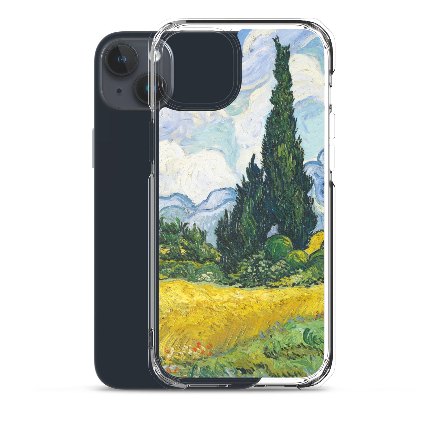 Wheat Field with Cypresses Van Gogh Clear Case for iPhone®