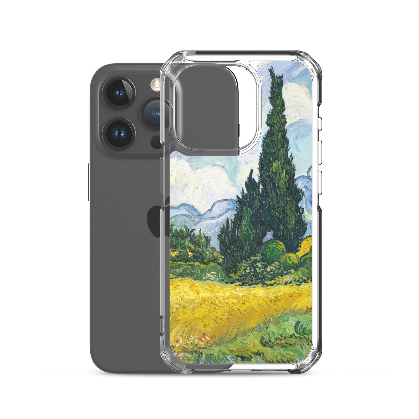 Wheat Field with Cypresses Van Gogh Clear Case for iPhone®
