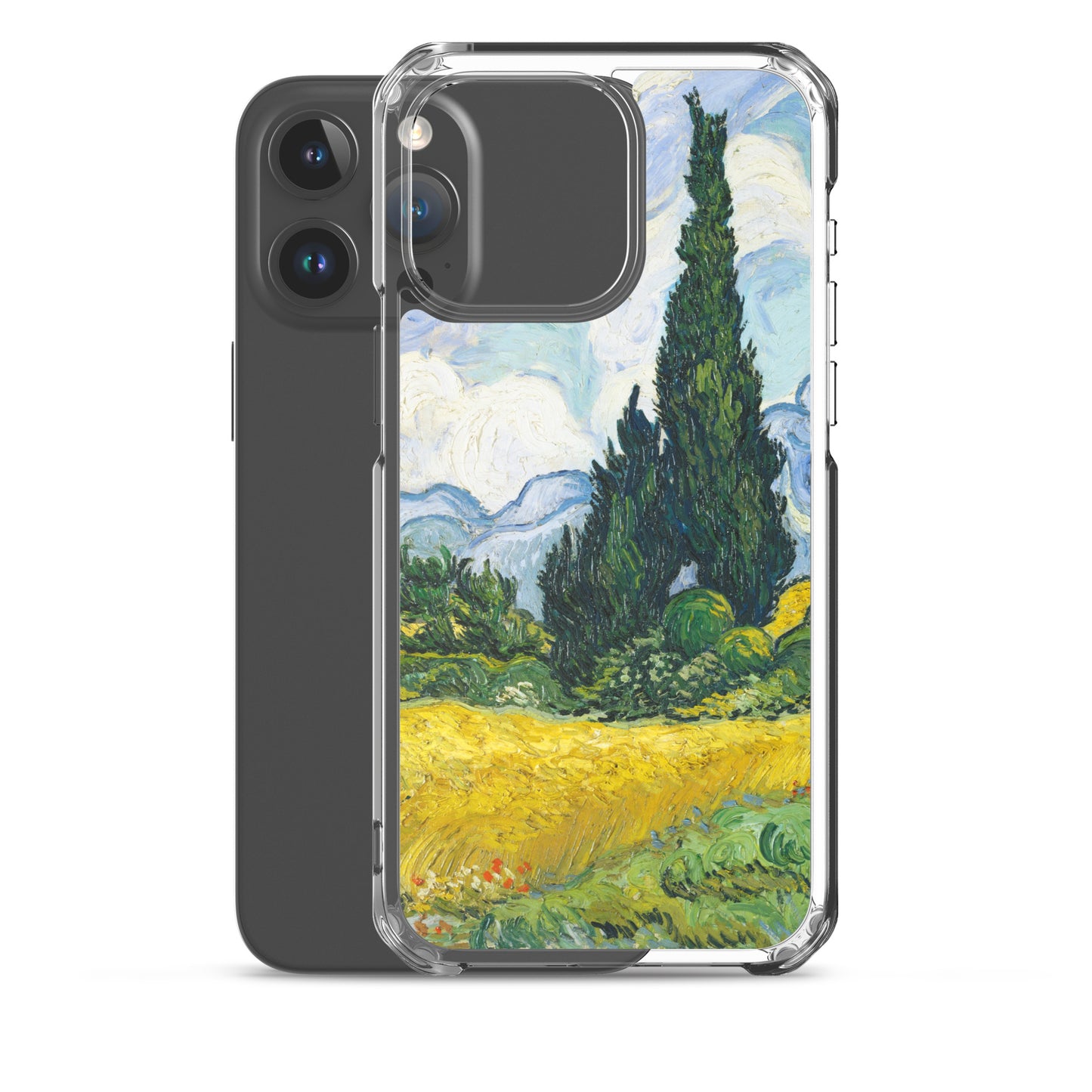Wheat Field with Cypresses Van Gogh Clear Case for iPhone®