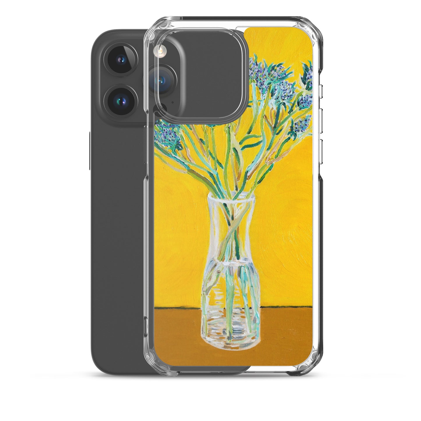 Bouquet of Flower Thistles Clear Case for iPhone®