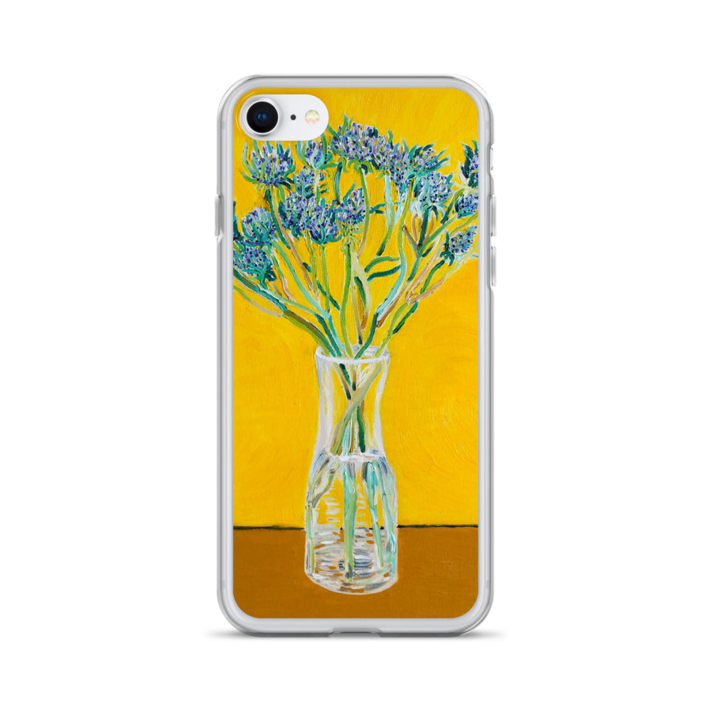 Bouquet of Flower Thistles Clear Case for iPhone®