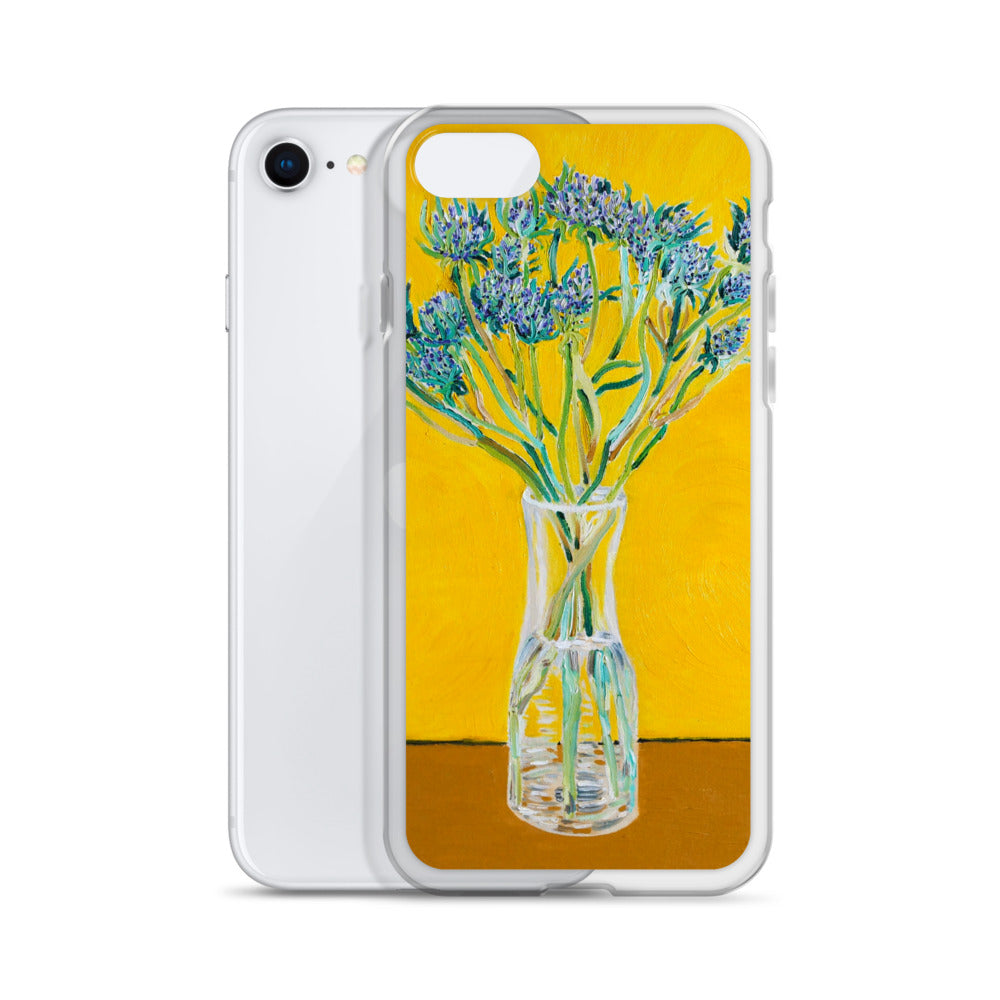 Bouquet of Flower Thistles Clear Case for iPhone®