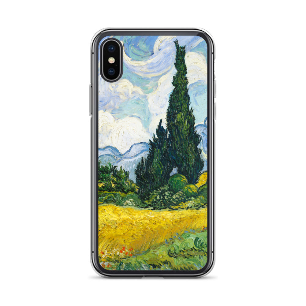 Wheat Field with Cypresses Van Gogh Clear Case for iPhone®