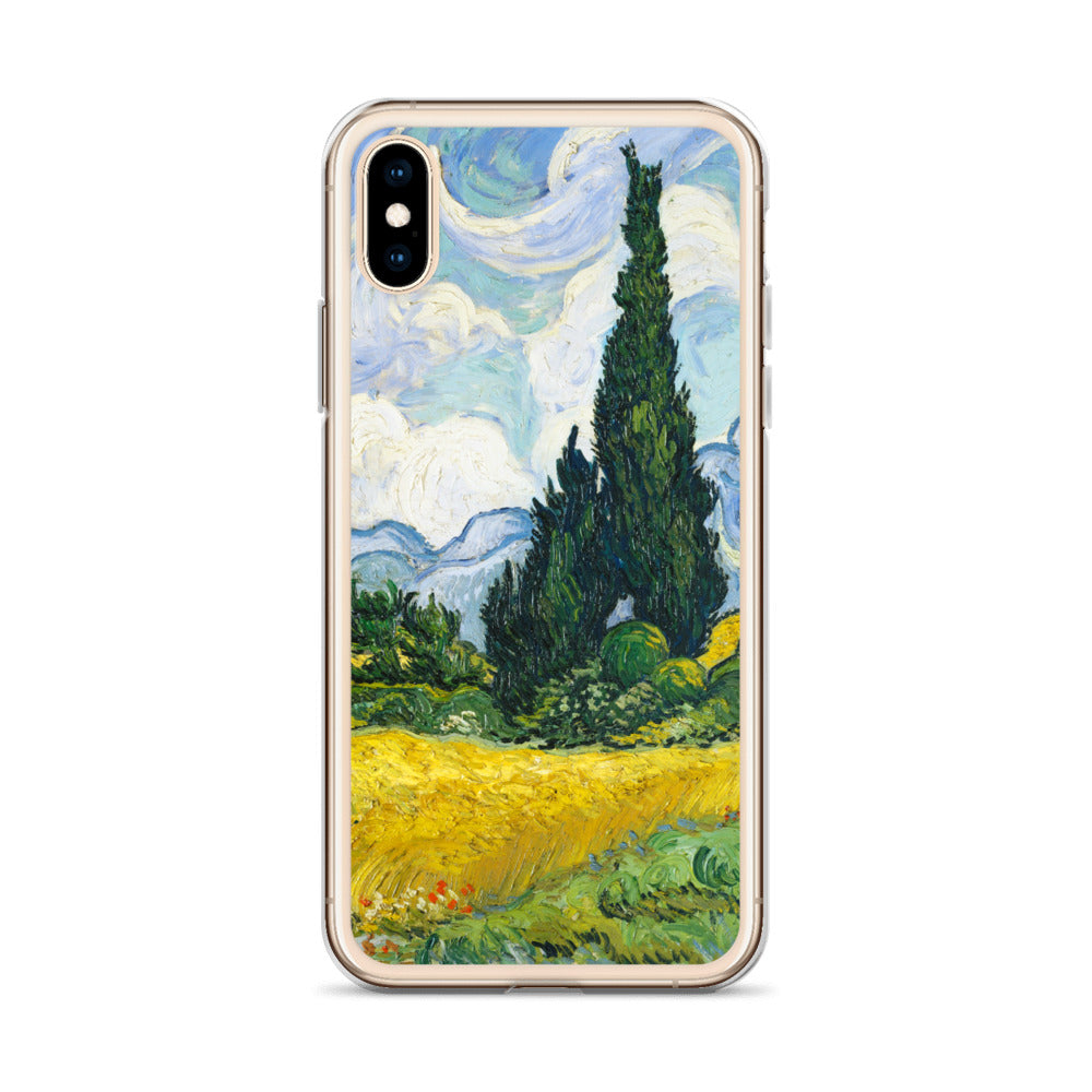 Wheat Field with Cypresses Van Gogh Clear Case for iPhone®