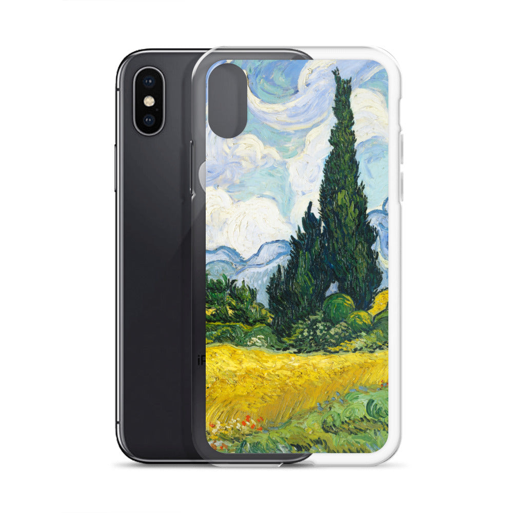 Wheat Field with Cypresses Van Gogh Clear Case for iPhone®
