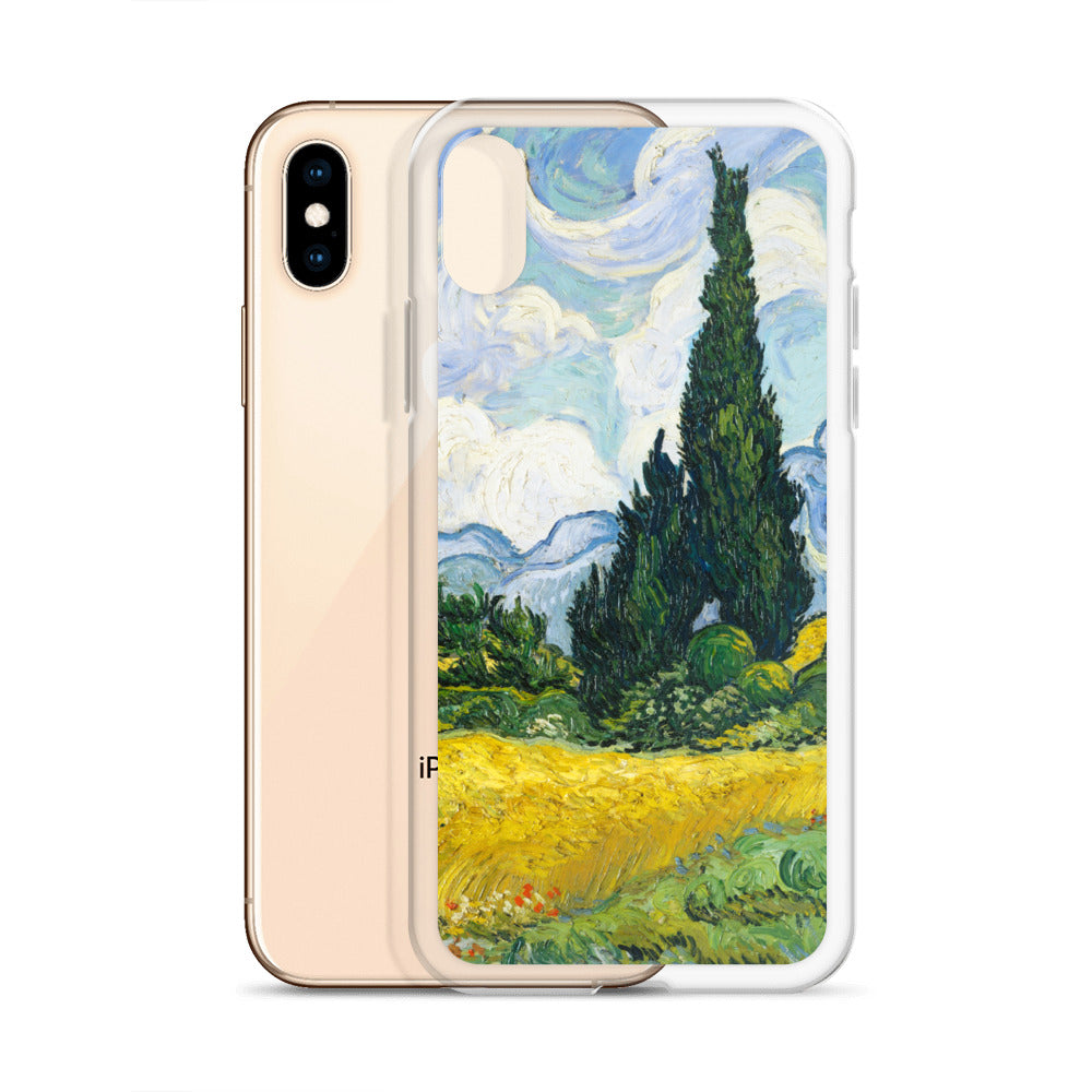 Wheat Field with Cypresses Van Gogh Clear Case for iPhone®