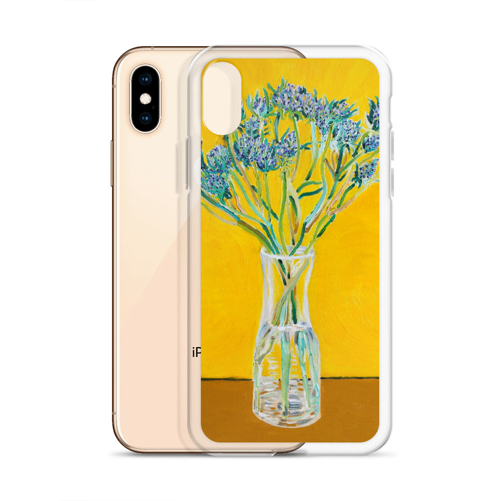 Bouquet of Flower Thistles Clear Case for iPhone®