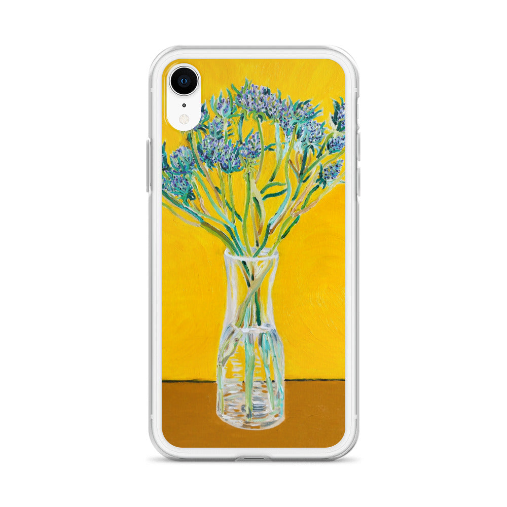 Bouquet of Flower Thistles Clear Case for iPhone®