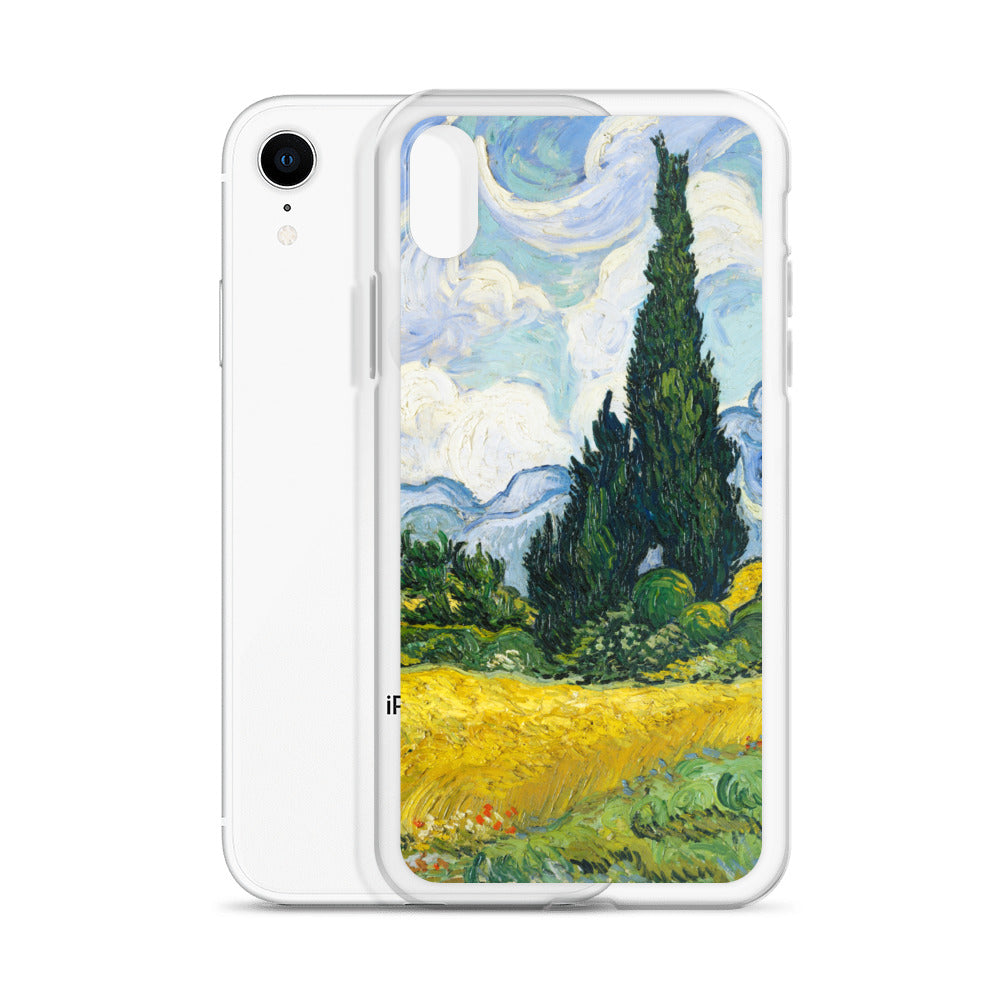 Wheat Field with Cypresses Van Gogh Clear Case for iPhone®