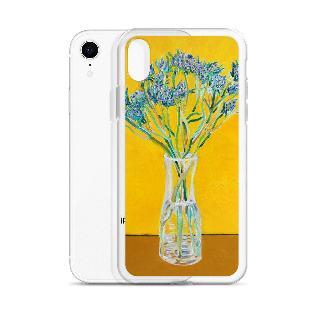 Bouquet of Flower Thistles Clear Case for iPhone®