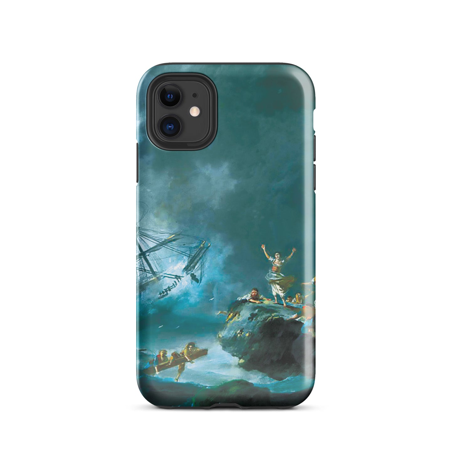 A Shipwreck in a Storm by Jean Pillement Tough Case for iPhone®