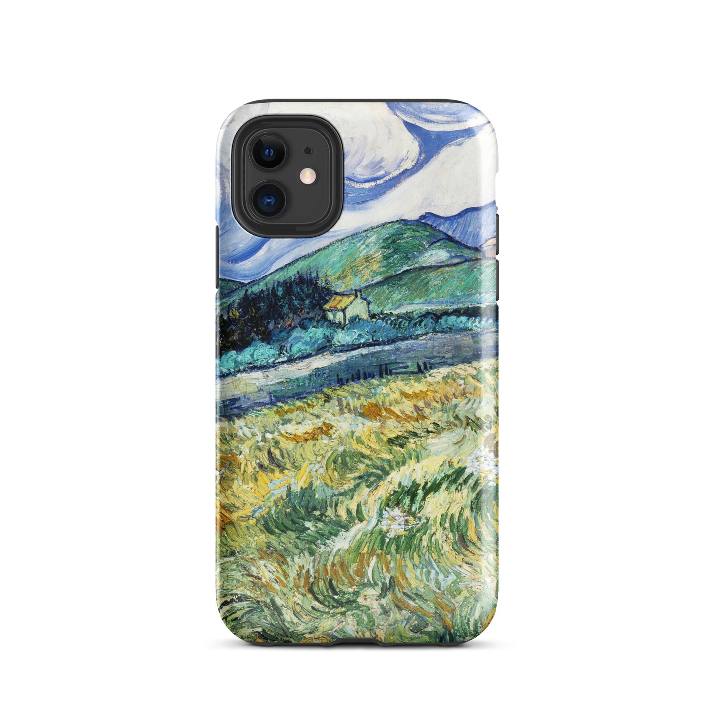 Mountainous Landscape Behind Saint-Rémy by Vincent Van Gogh Tough Case for iPhone®