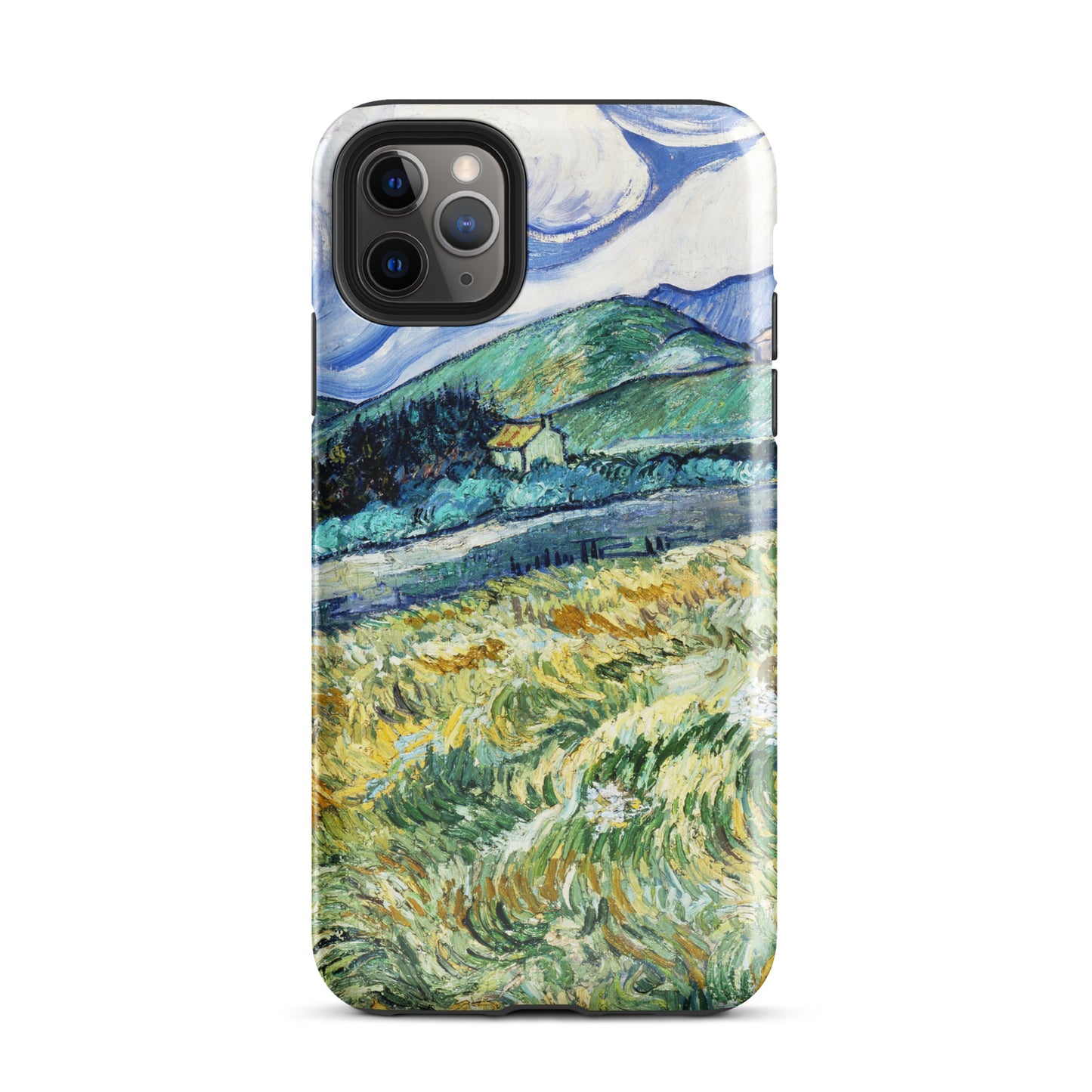 Mountainous Landscape Behind Saint-Rémy by Vincent Van Gogh Tough Case for iPhone®
