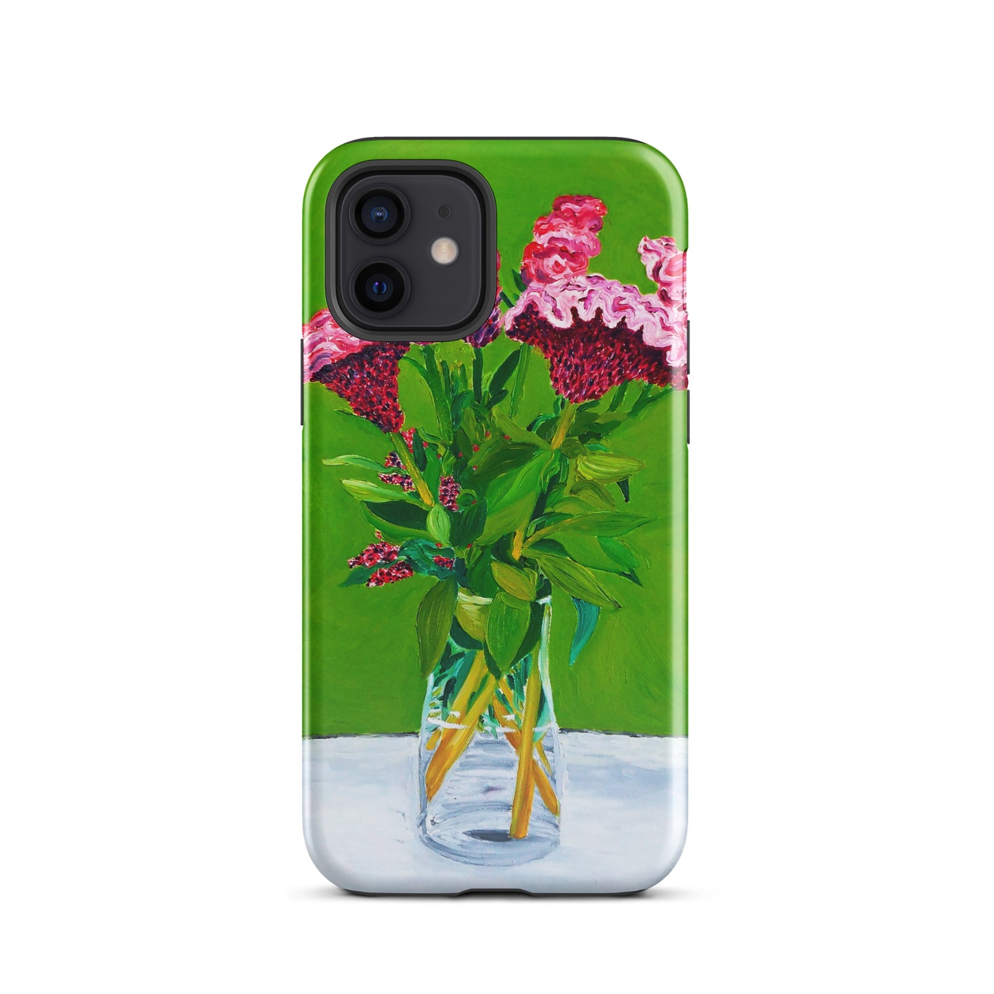 Bouquet of Red Celosia Flowers Tough Case for iPhone®