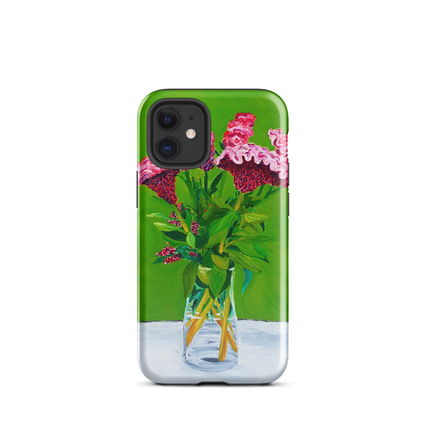 Bouquet of Red Celosia Flowers Tough Case for iPhone®
