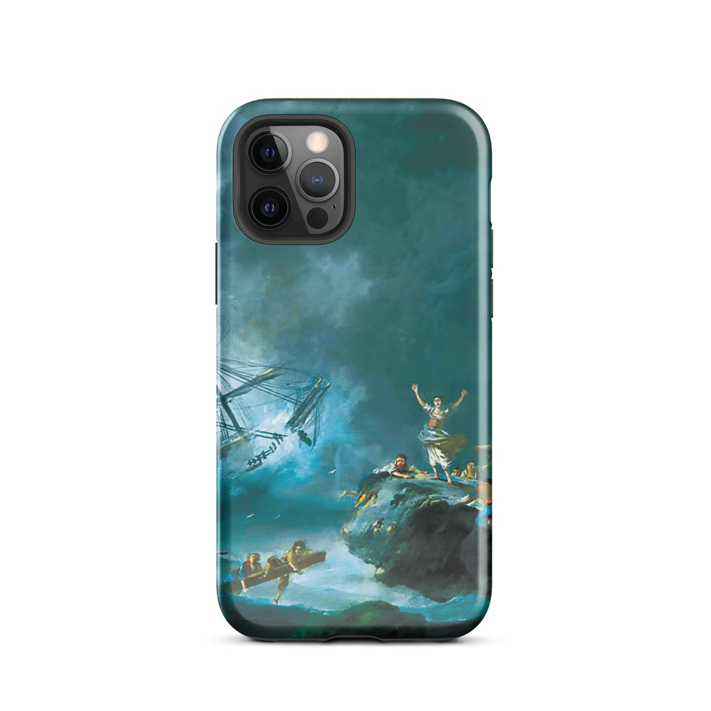 A Shipwreck in a Storm by Jean Pillement Tough Case for iPhone®