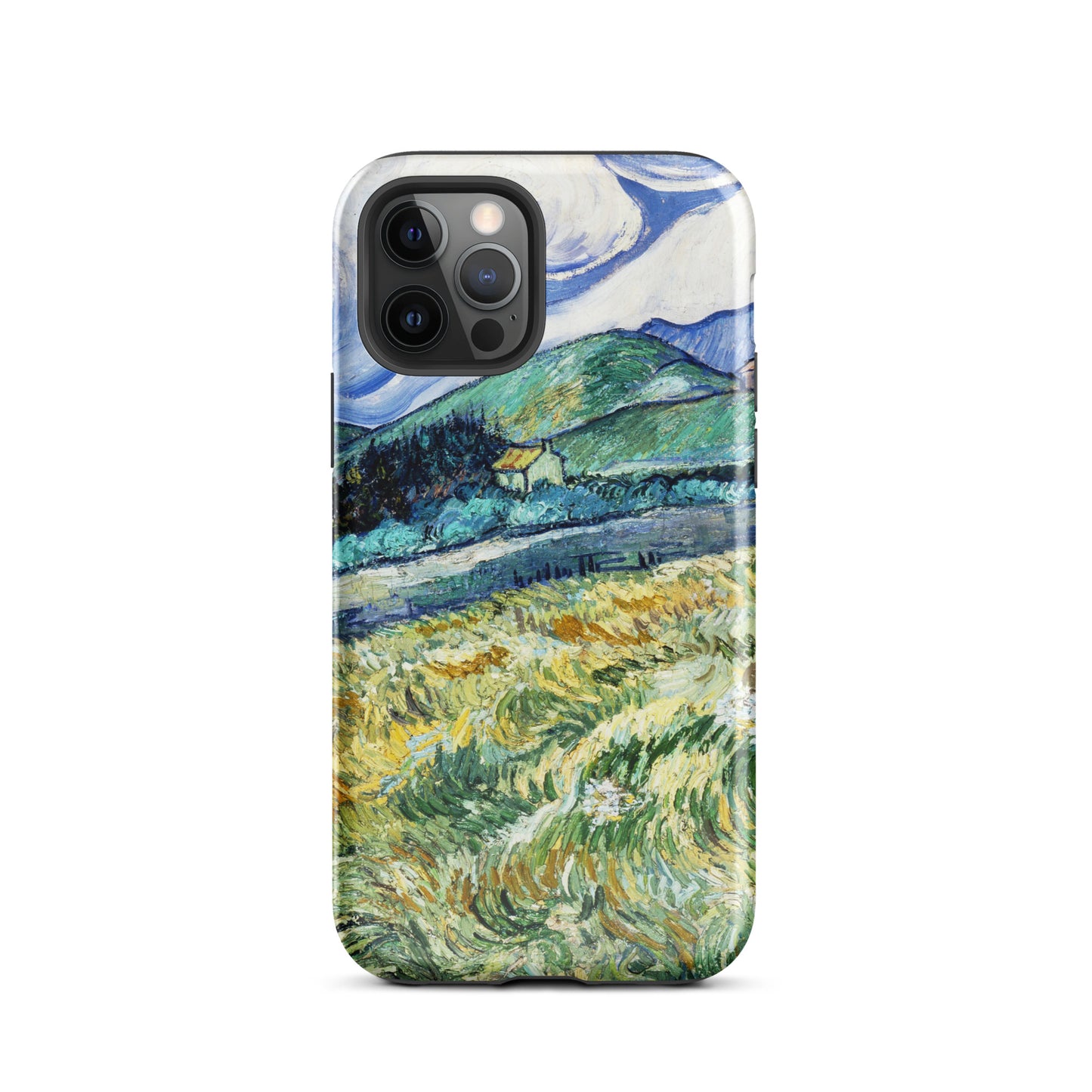 Mountainous Landscape Behind Saint-Rémy by Vincent Van Gogh Tough Case for iPhone®