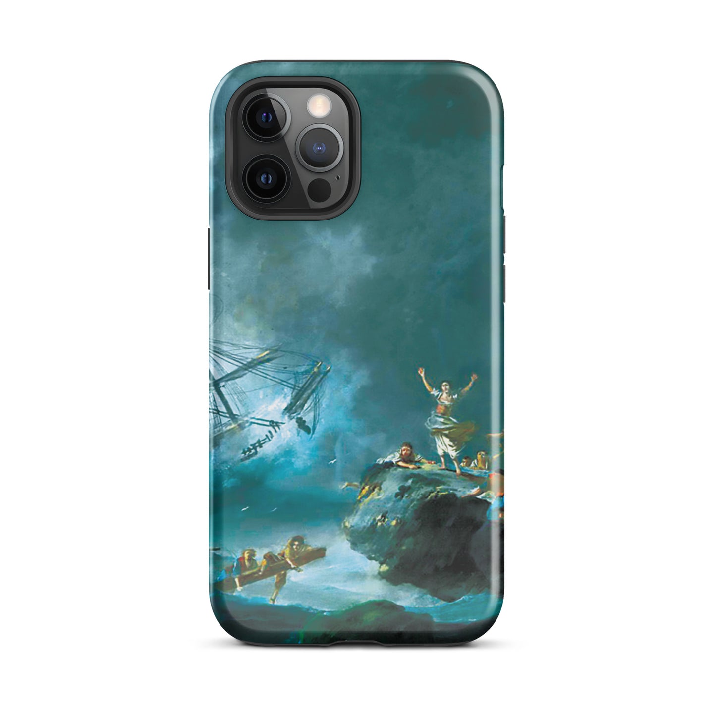 A Shipwreck in a Storm by Jean Pillement Tough Case for iPhone®