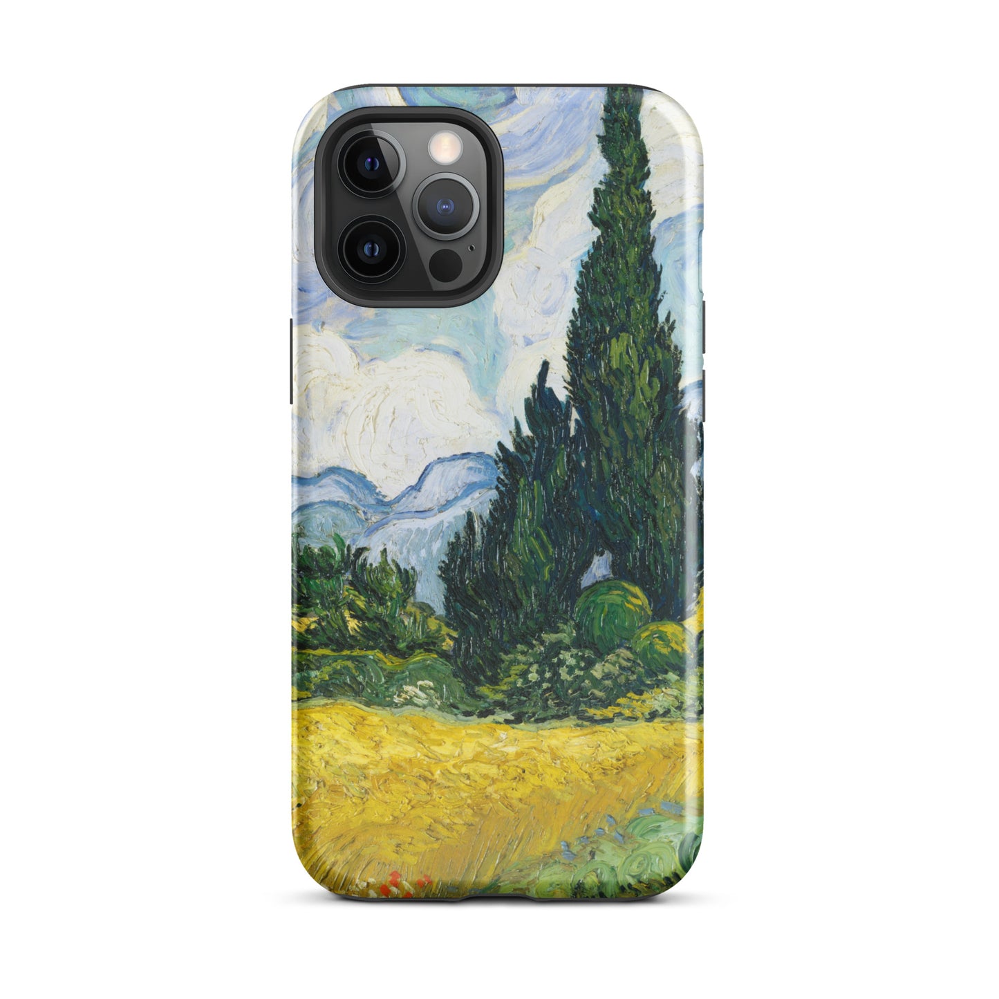 Van Gogh Wheat Field with Cypresses Tough Case for iPhone®