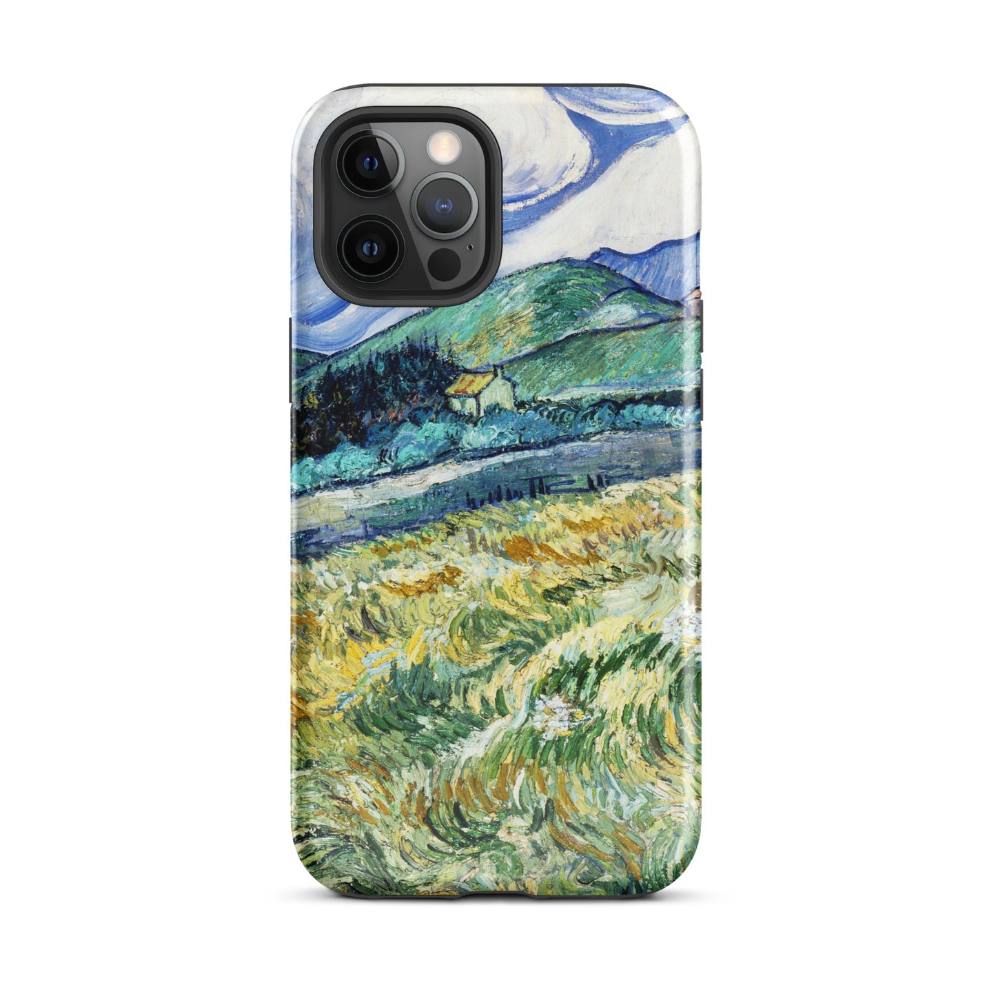 Mountainous Landscape Behind Saint-Rémy by Vincent Van Gogh Tough Case for iPhone®