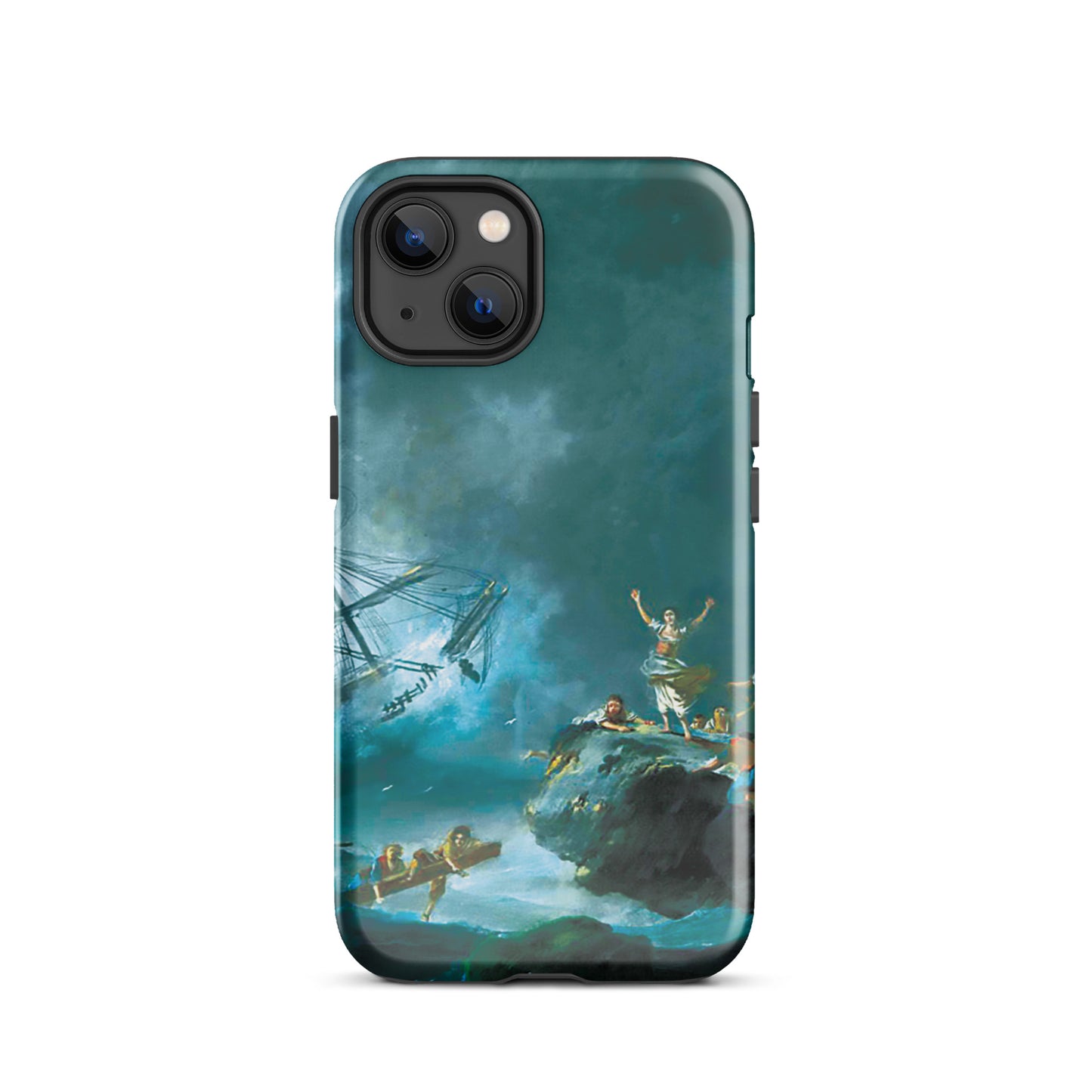 A Shipwreck in a Storm by Jean Pillement Tough Case for iPhone®