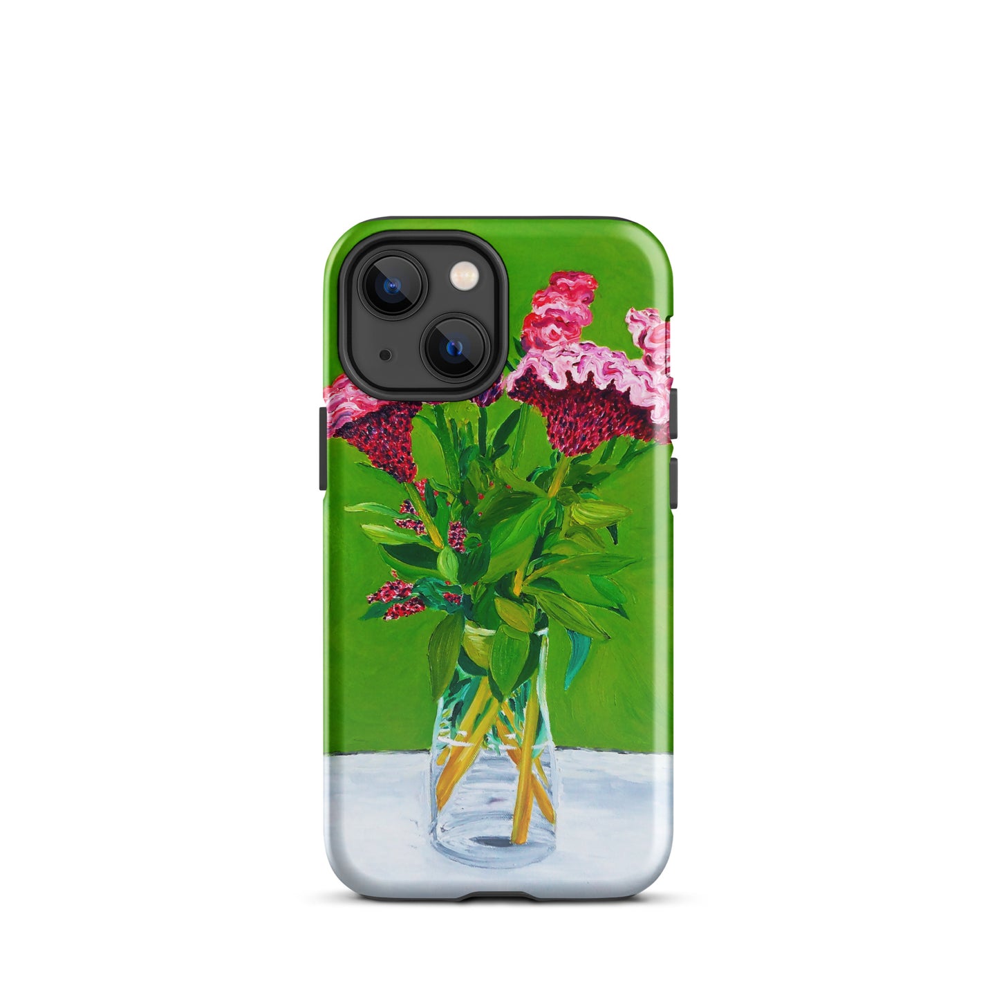Bouquet of Red Celosia Flowers Tough Case for iPhone®