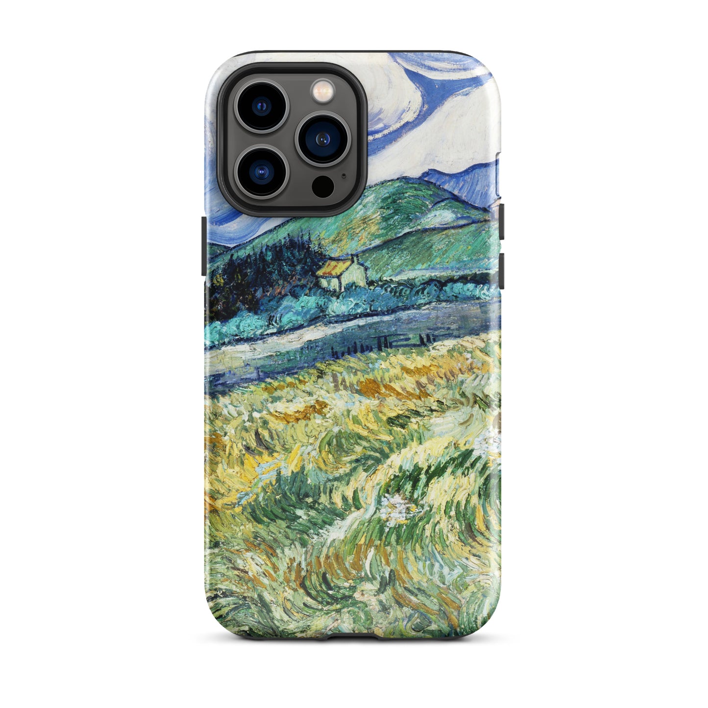 Mountainous Landscape Behind Saint-Rémy by Vincent Van Gogh Tough Case for iPhone®