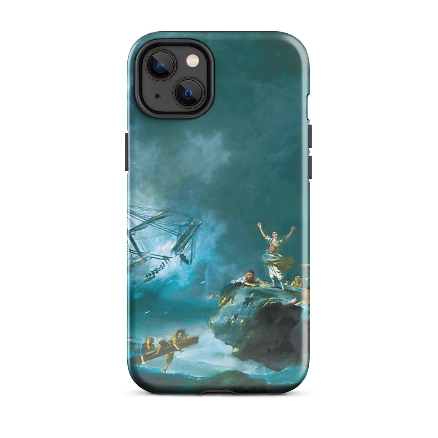 A Shipwreck in a Storm by Jean Pillement Tough Case for iPhone®