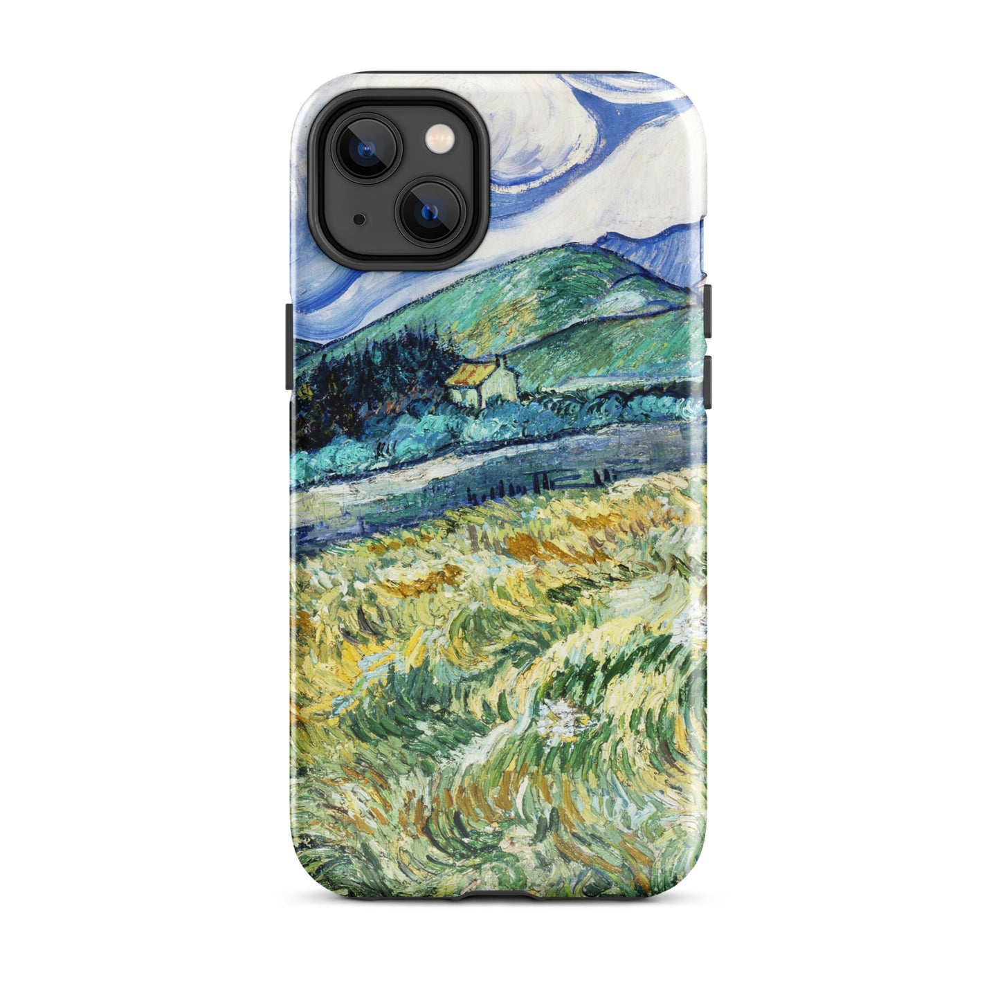 Mountainous Landscape Behind Saint-Rémy by Vincent Van Gogh Tough Case for iPhone®