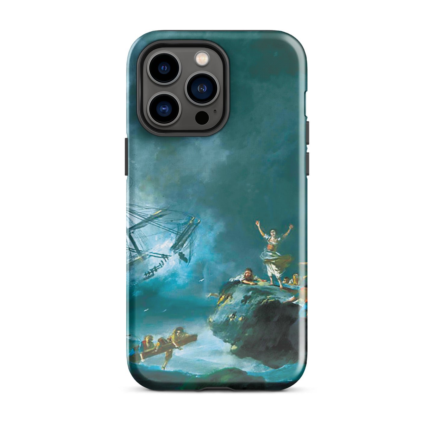 A Shipwreck in a Storm by Jean Pillement Tough Case for iPhone®